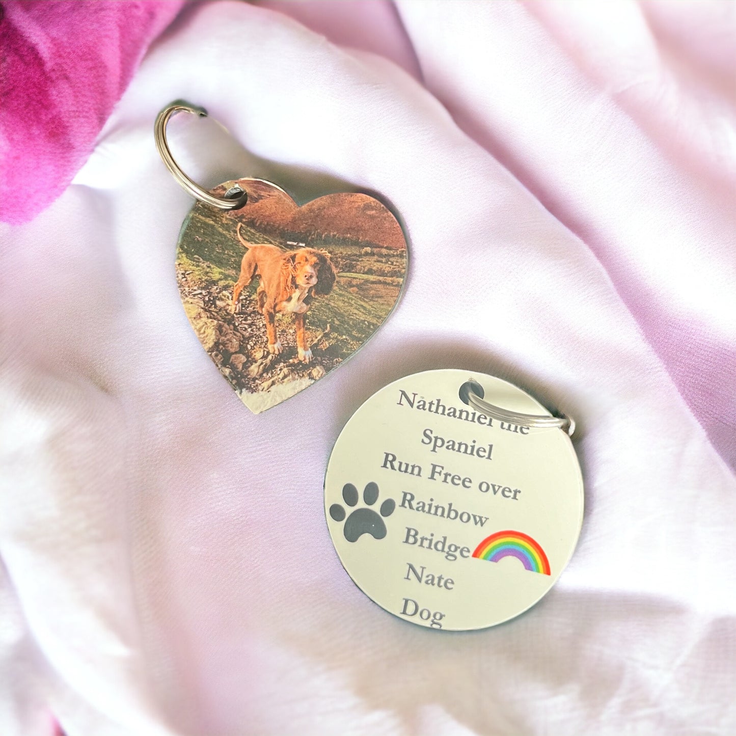 Personalised keyring - Double sided