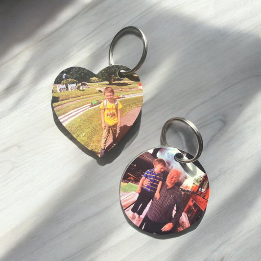 Personalised keyring - Double sided