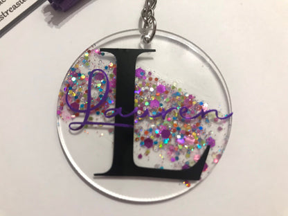 Personalised Half Glitter